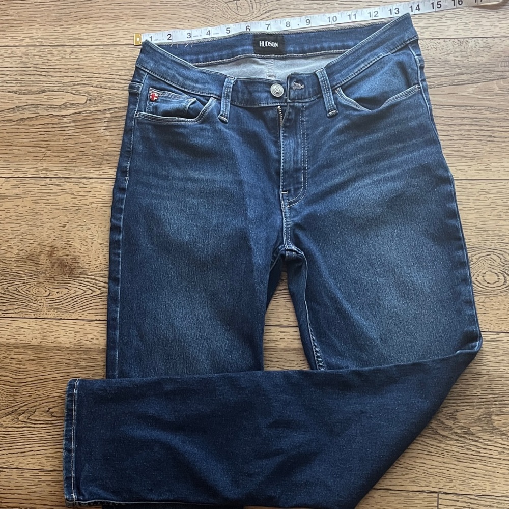 Hudson Jeans Women's Straight Leg in Dark Blue